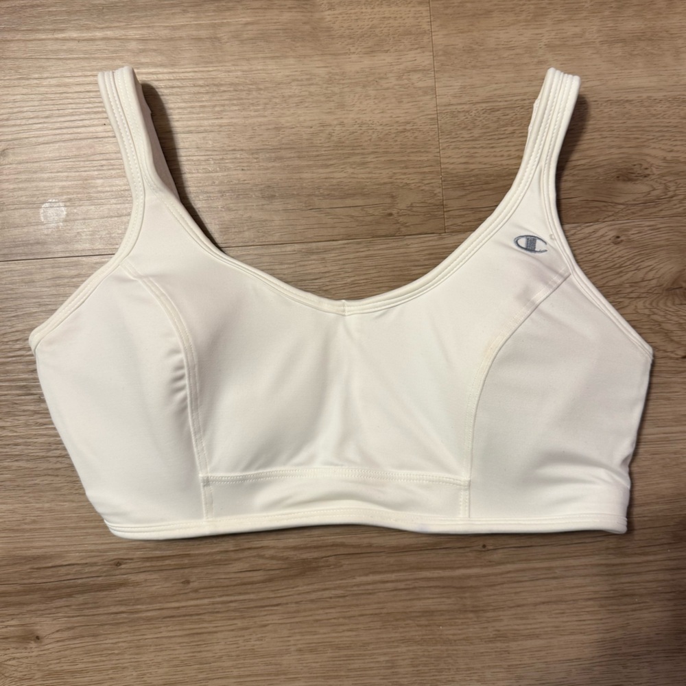 White sports bra